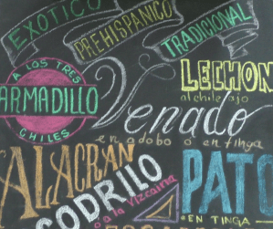 Mexico Panneau marché San juan