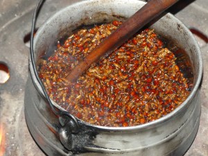 Marange termites bouillis